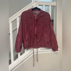 Free People burgundy jacket